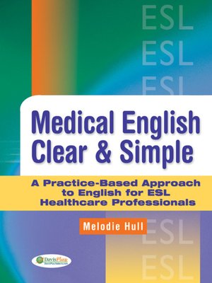 cover image of Medical English Clear and Simple